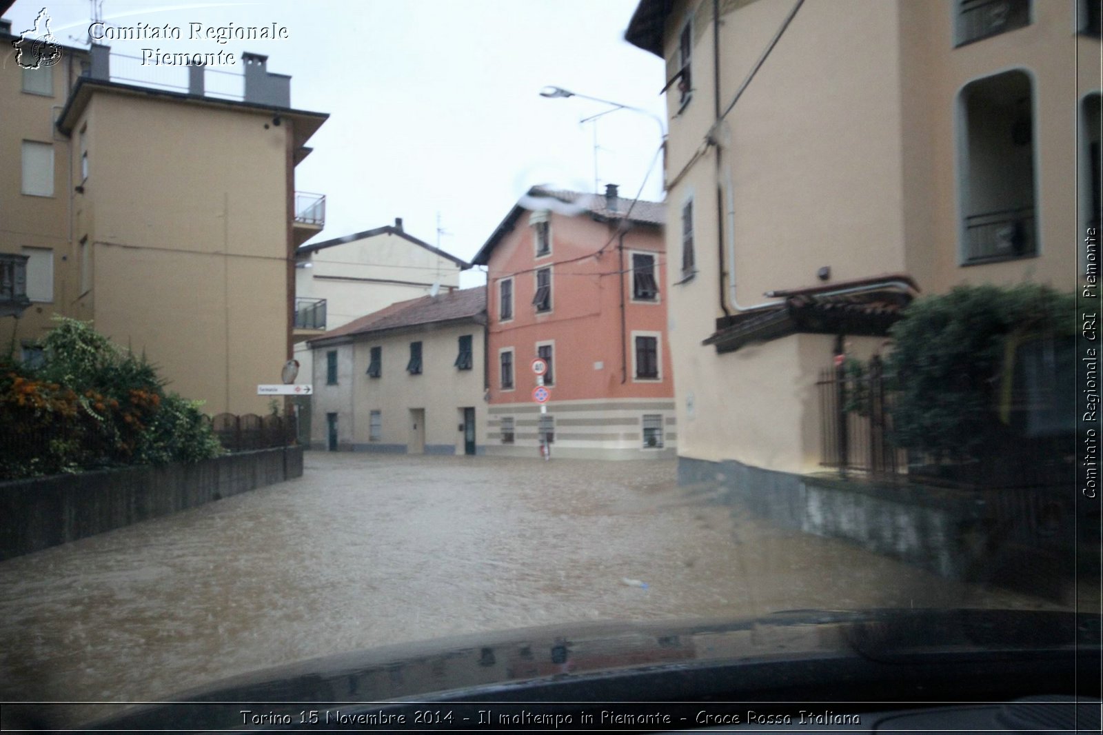 Torino 15 Novembre 2014 - Il maltempo in Piemonte - Croce Rossa Italiana- Comitato Regionale del Piemonte