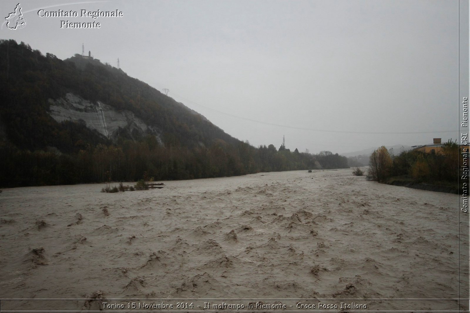 Torino 15 Novembre 2014 - Il maltempo in Piemonte - Croce Rossa Italiana- Comitato Regionale del Piemonte