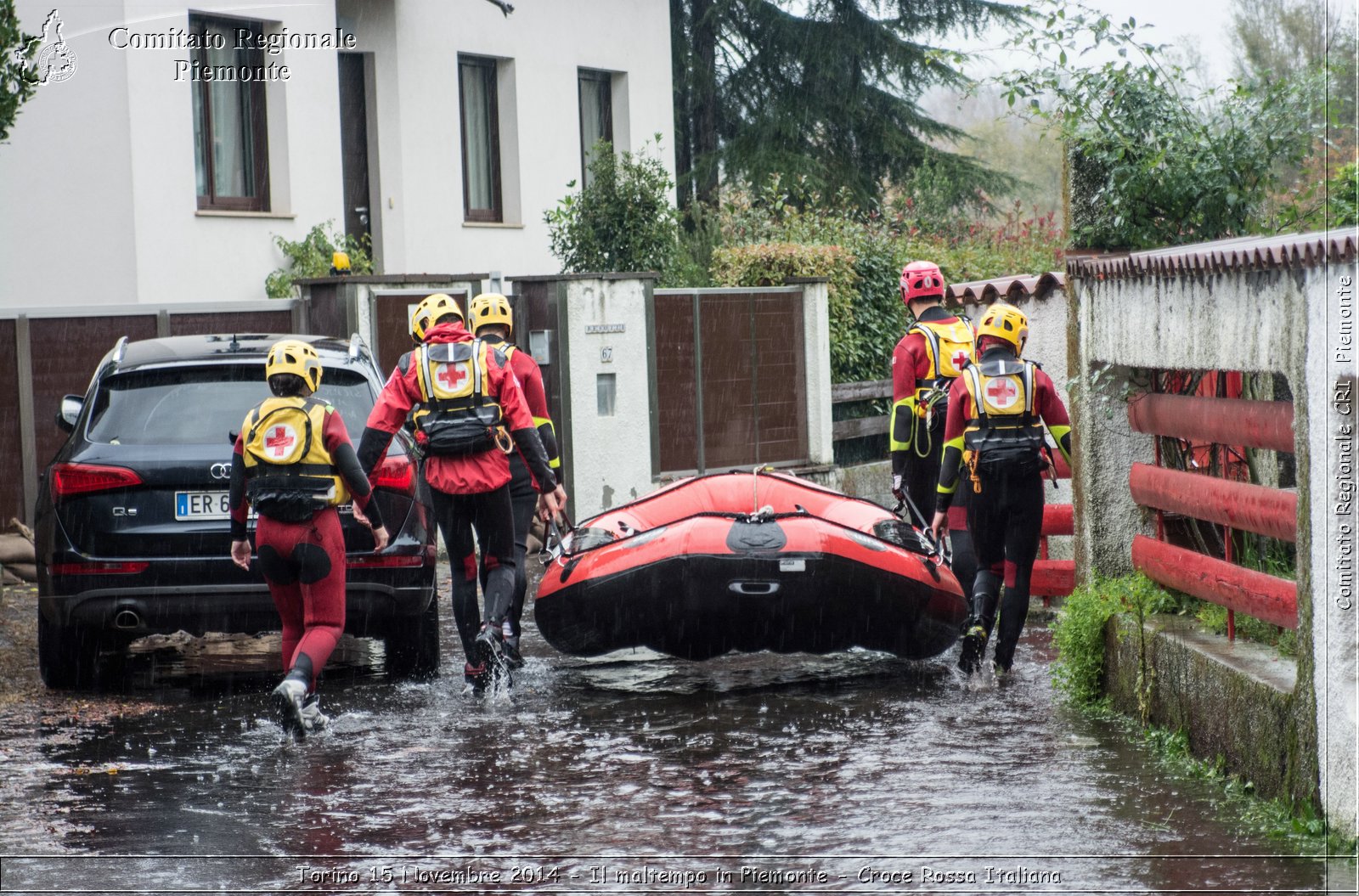 Torino 15 Novembre 2014 - Il maltempo in Piemonte - Croce Rossa Italiana- Comitato Regionale del Piemonte