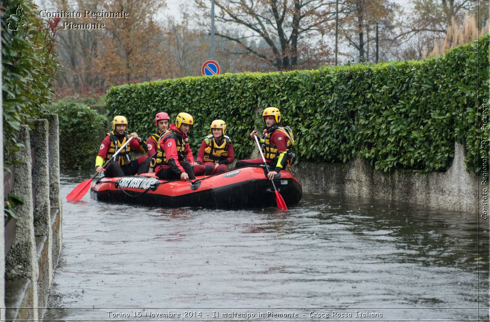 Torino 15 Novembre 2014 - Il maltempo in Piemonte - Croce Rossa Italiana- Comitato Regionale del Piemonte