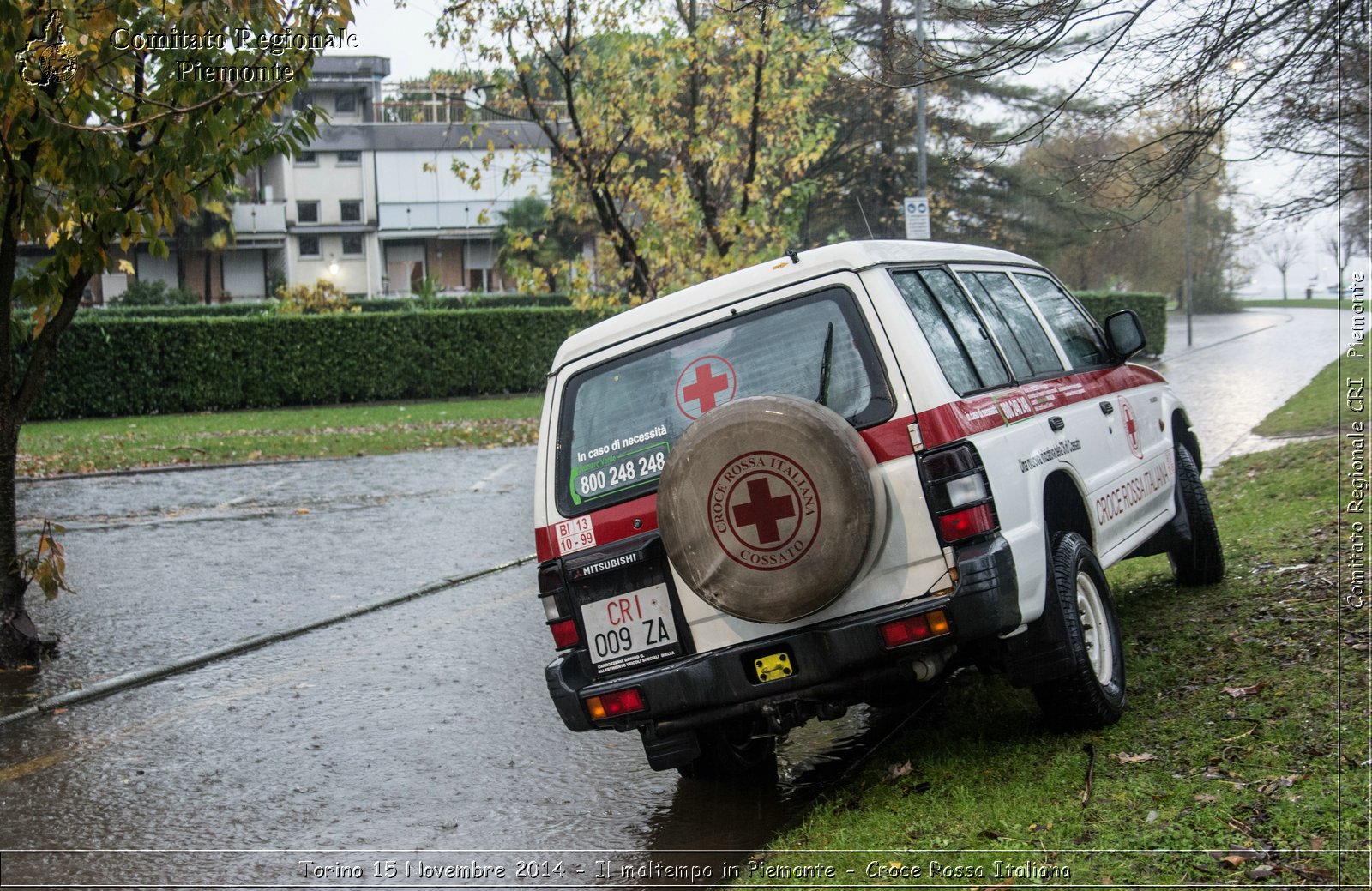 Torino 15 Novembre 2014 - Il maltempo in Piemonte - Croce Rossa Italiana- Comitato Regionale del Piemonte