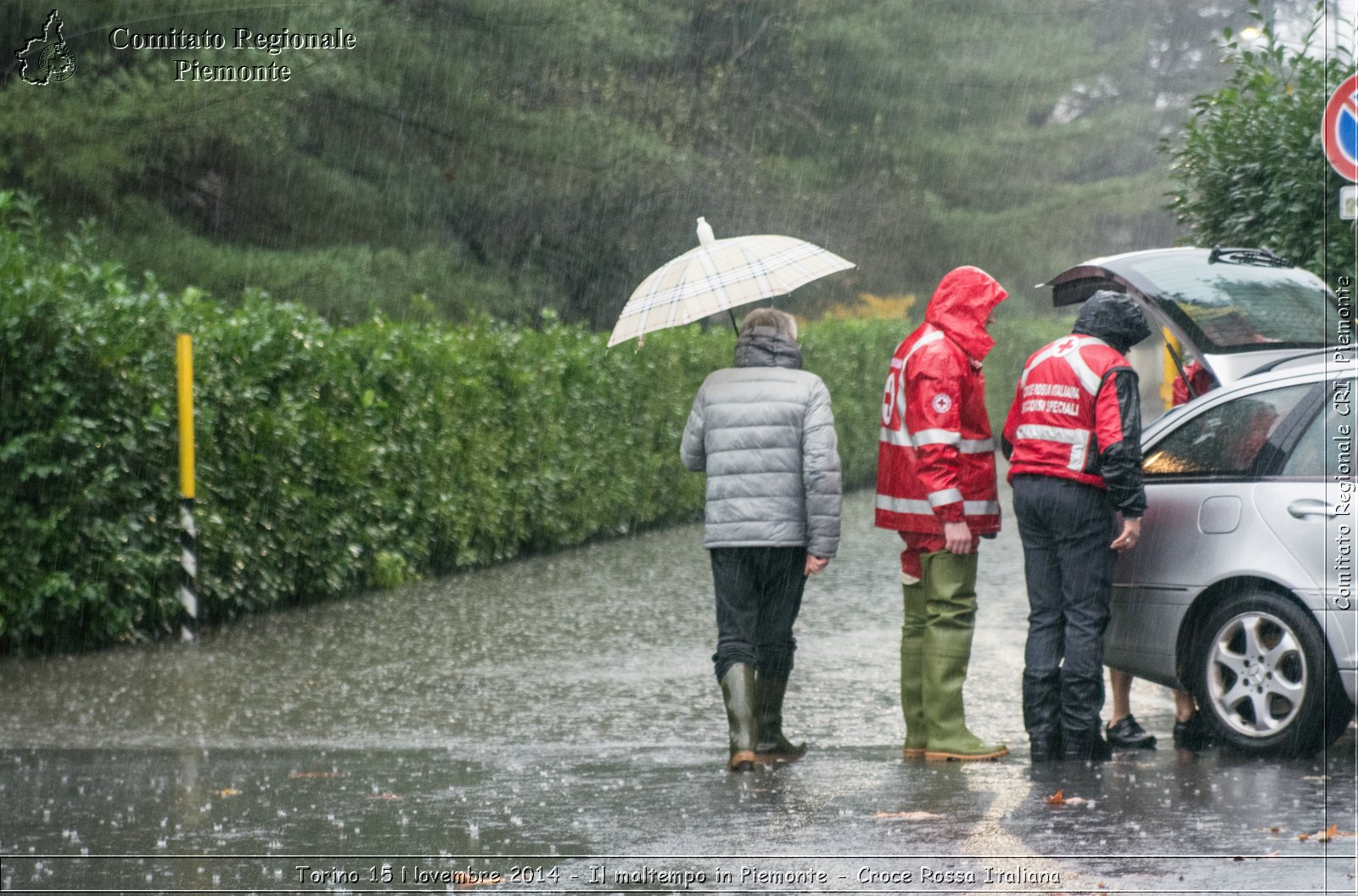 Torino 15 Novembre 2014 - Il maltempo in Piemonte - Croce Rossa Italiana- Comitato Regionale del Piemonte