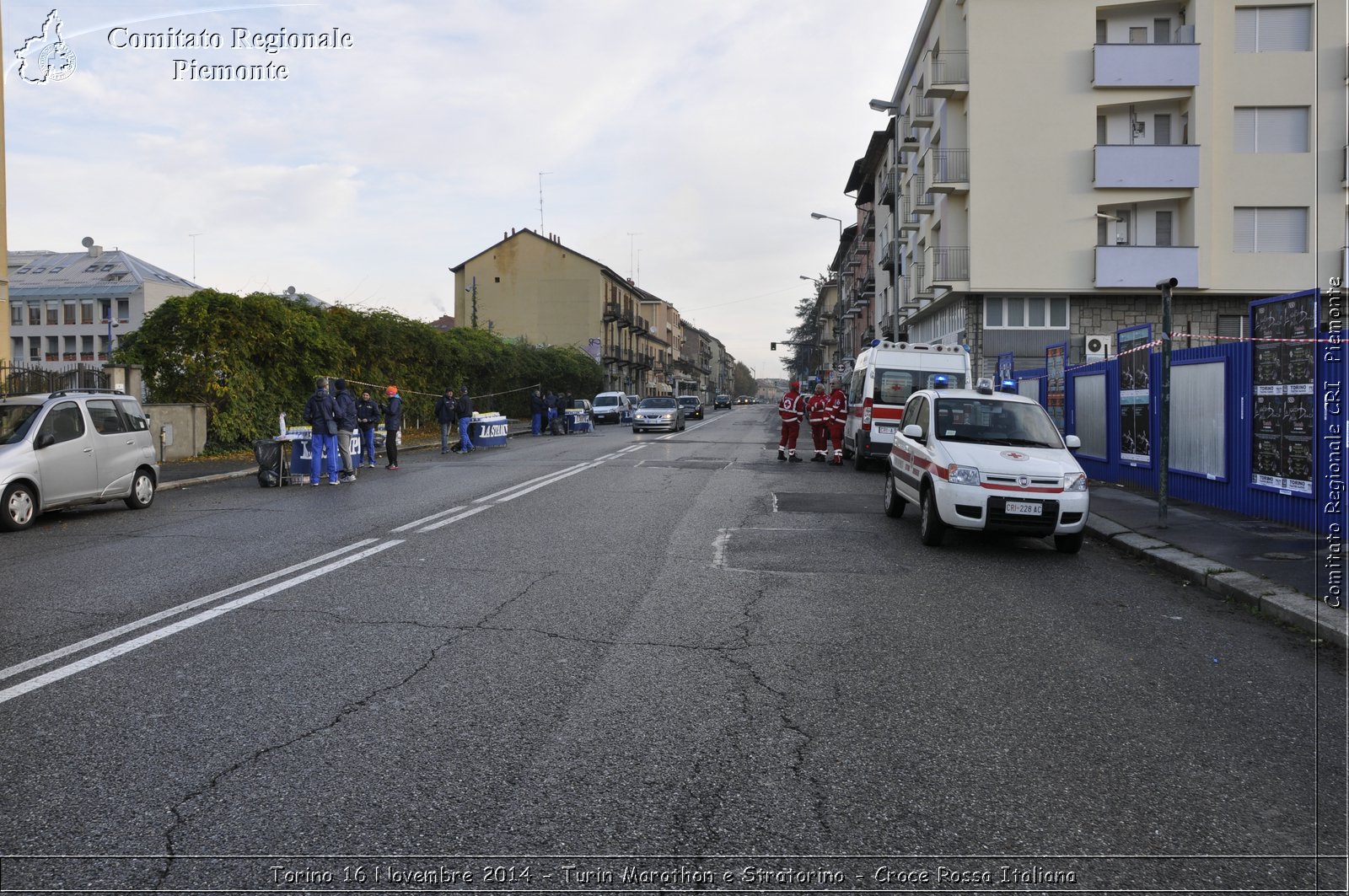 Torino 16 Novembre 2014 - Turin Marathon e Stratorino - Croce Rossa Italiana- Comitato Regionale del Piemonte