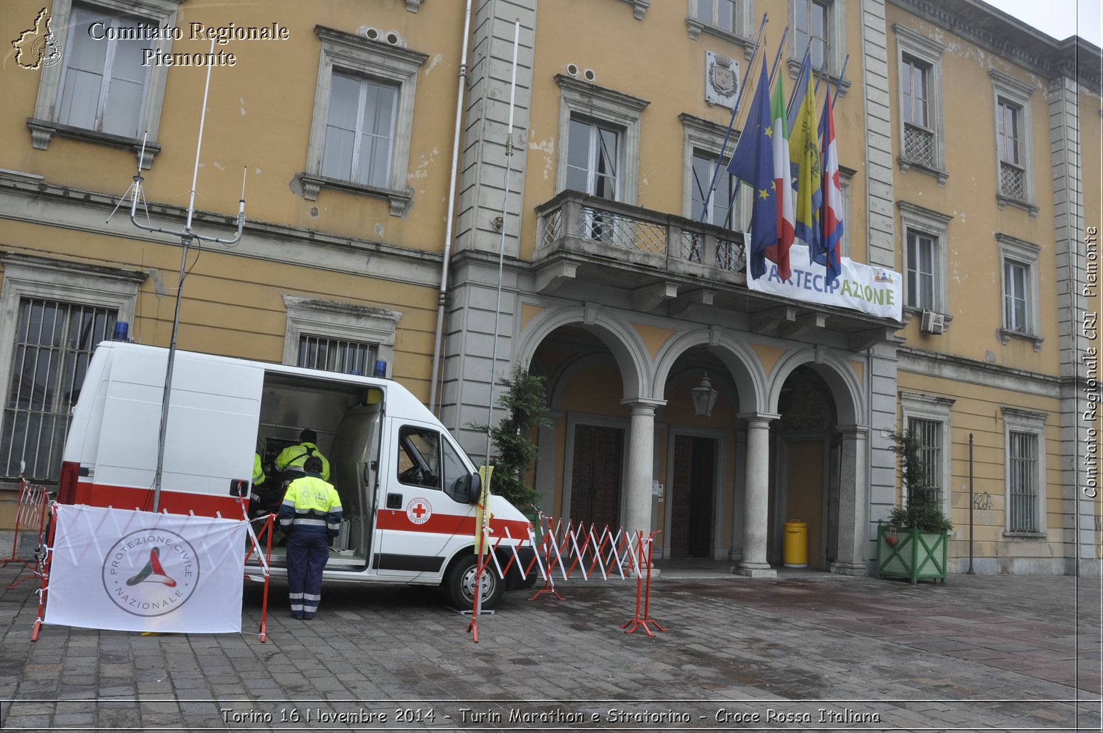 Torino 16 Novembre 2014 - Turin Marathon e Stratorino - Croce Rossa Italiana- Comitato Regionale del Piemonte