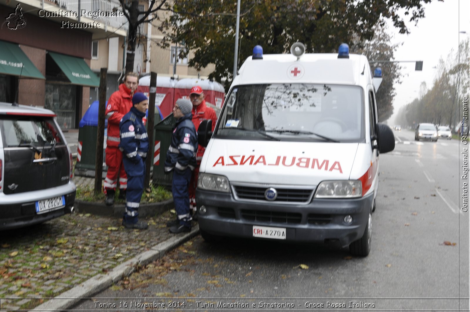 Torino 16 Novembre 2014 - Turin Marathon e Stratorino - Croce Rossa Italiana- Comitato Regionale del Piemonte