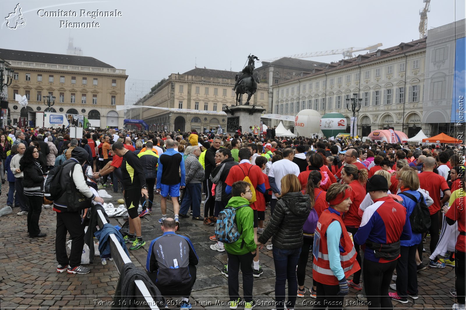 Torino 16 Novembre 2014 - Turin Marathon e Stratorino - Croce Rossa Italiana- Comitato Regionale del Piemonte