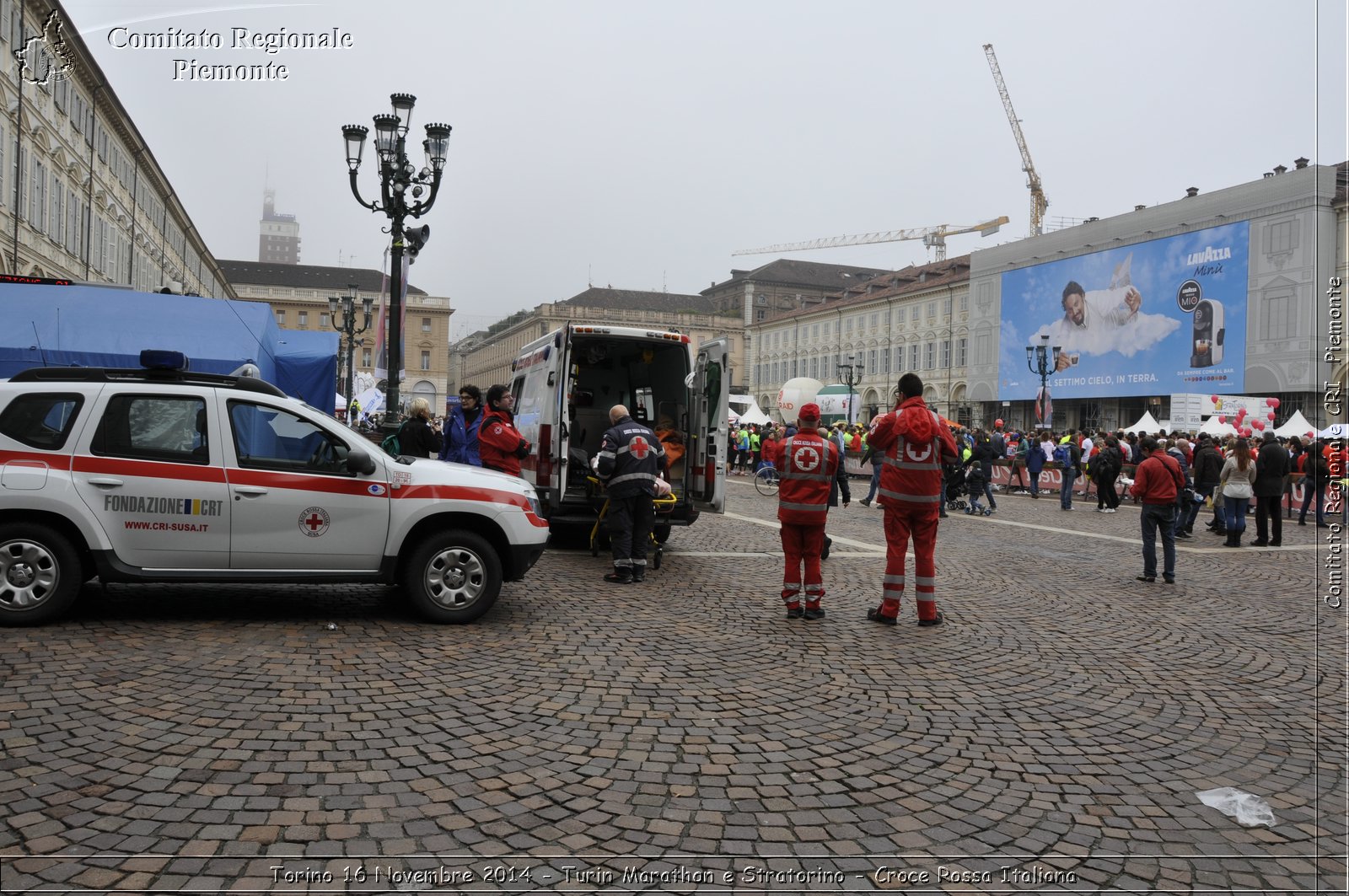 Torino 16 Novembre 2014 - Turin Marathon e Stratorino - Croce Rossa Italiana- Comitato Regionale del Piemonte