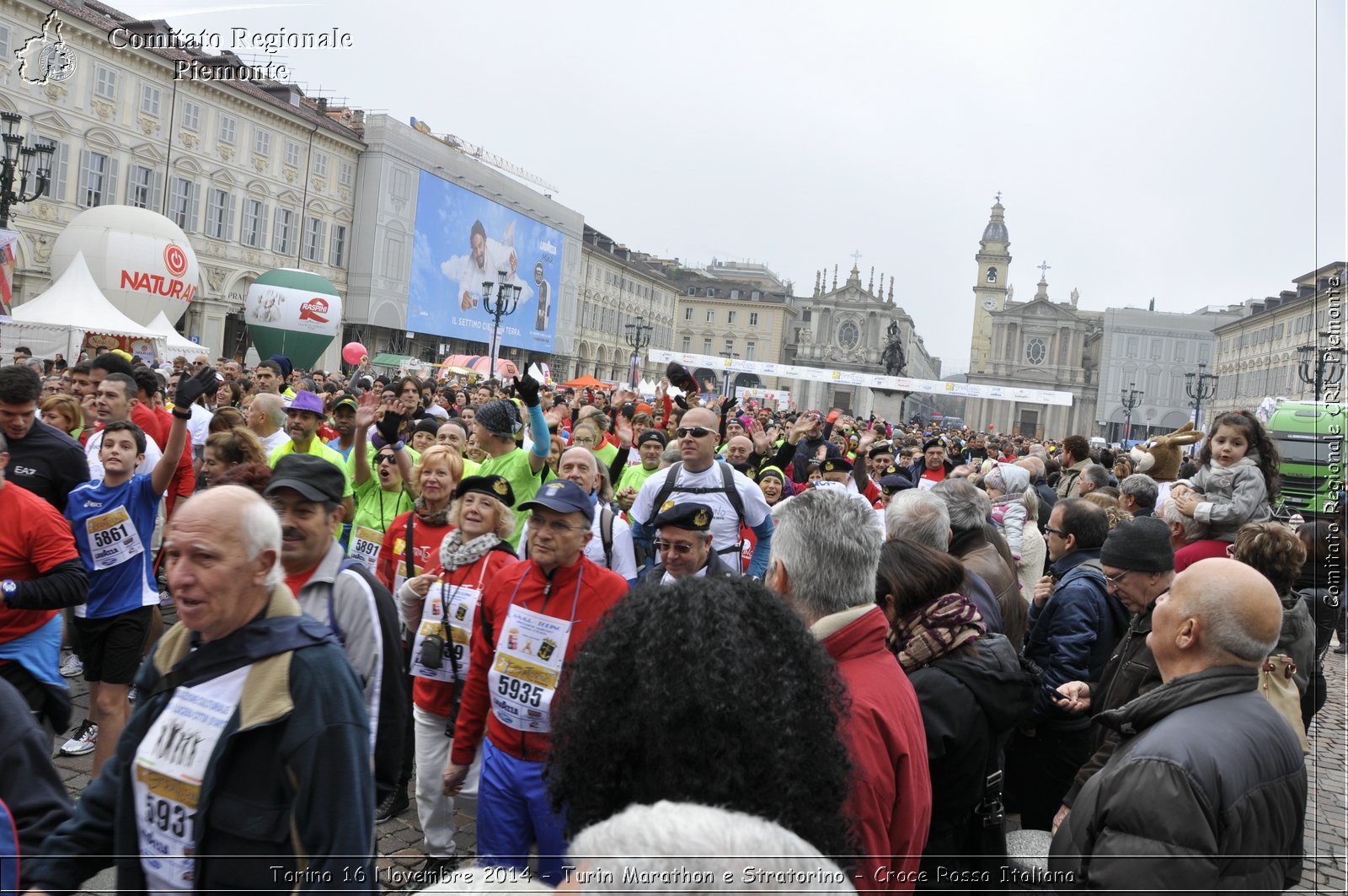 Torino 16 Novembre 2014 - Turin Marathon e Stratorino - Croce Rossa Italiana- Comitato Regionale del Piemonte