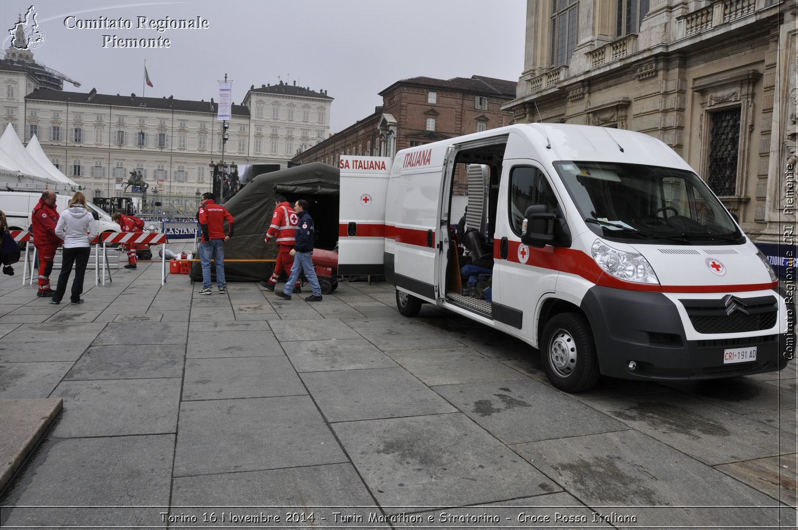 Torino 16 Novembre 2014 - Turin Marathon e Stratorino - Croce Rossa Italiana- Comitato Regionale del Piemonte