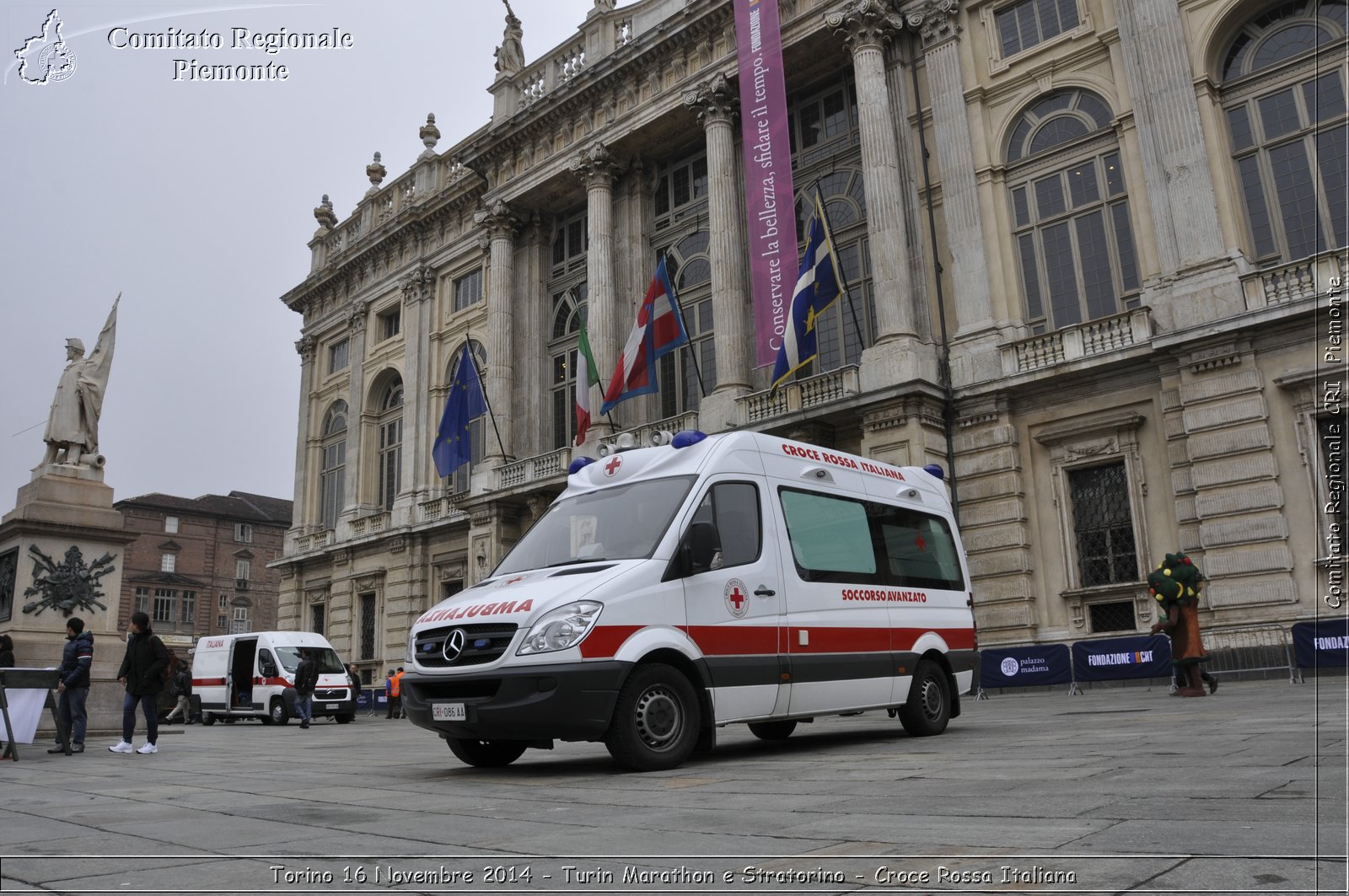 Torino 16 Novembre 2014 - Turin Marathon e Stratorino - Croce Rossa Italiana- Comitato Regionale del Piemonte