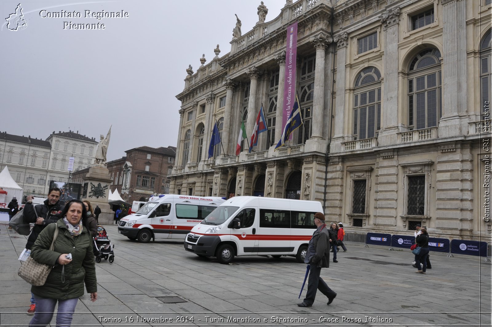 Torino 16 Novembre 2014 - Turin Marathon e Stratorino - Croce Rossa Italiana- Comitato Regionale del Piemonte