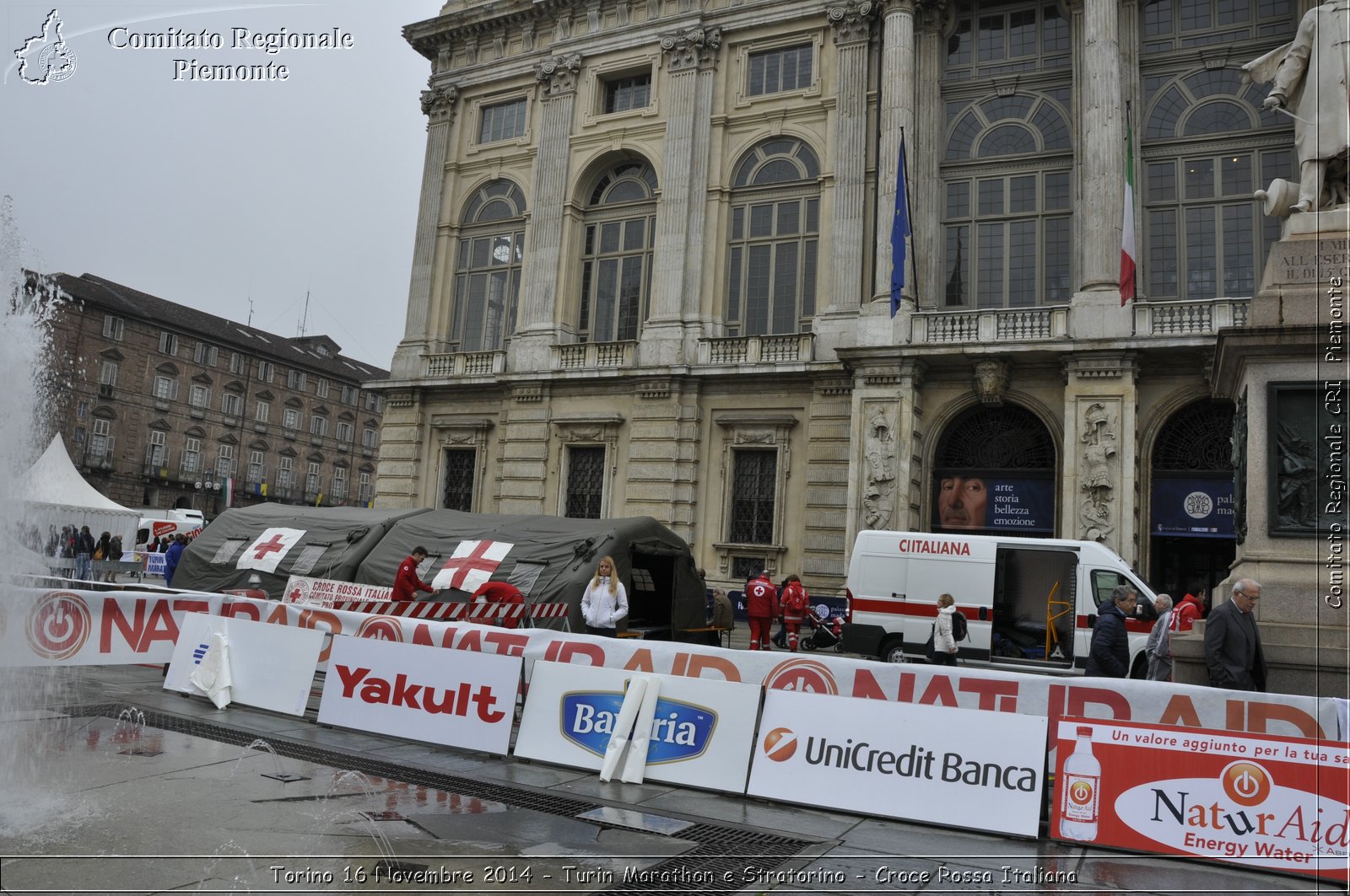 Torino 16 Novembre 2014 - Turin Marathon e Stratorino - Croce Rossa Italiana- Comitato Regionale del Piemonte