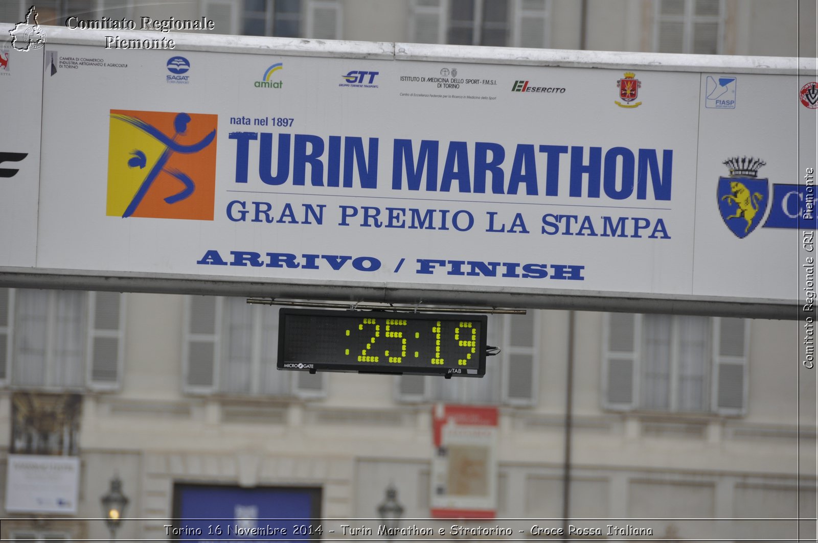 Torino 16 Novembre 2014 - Turin Marathon e Stratorino - Croce Rossa Italiana- Comitato Regionale del Piemonte