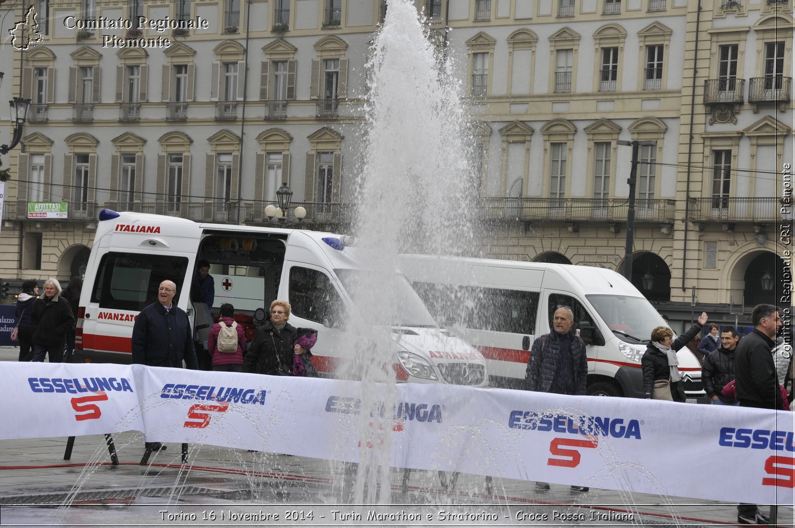 Torino 16 Novembre 2014 - Turin Marathon e Stratorino - Croce Rossa Italiana- Comitato Regionale del Piemonte