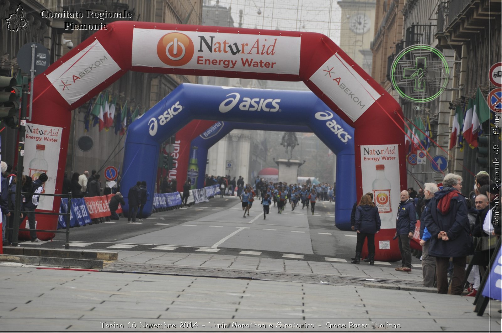 Torino 16 Novembre 2014 - Turin Marathon e Stratorino - Croce Rossa Italiana- Comitato Regionale del Piemonte