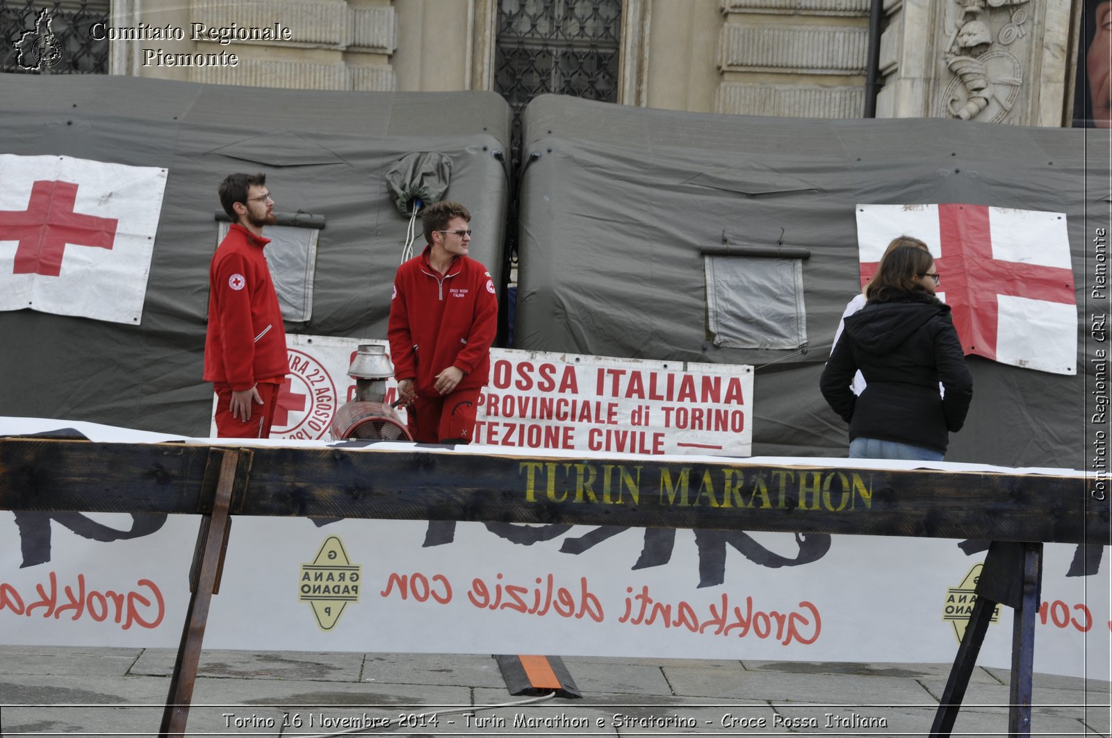 Torino 16 Novembre 2014 - Turin Marathon e Stratorino - Croce Rossa Italiana- Comitato Regionale del Piemonte