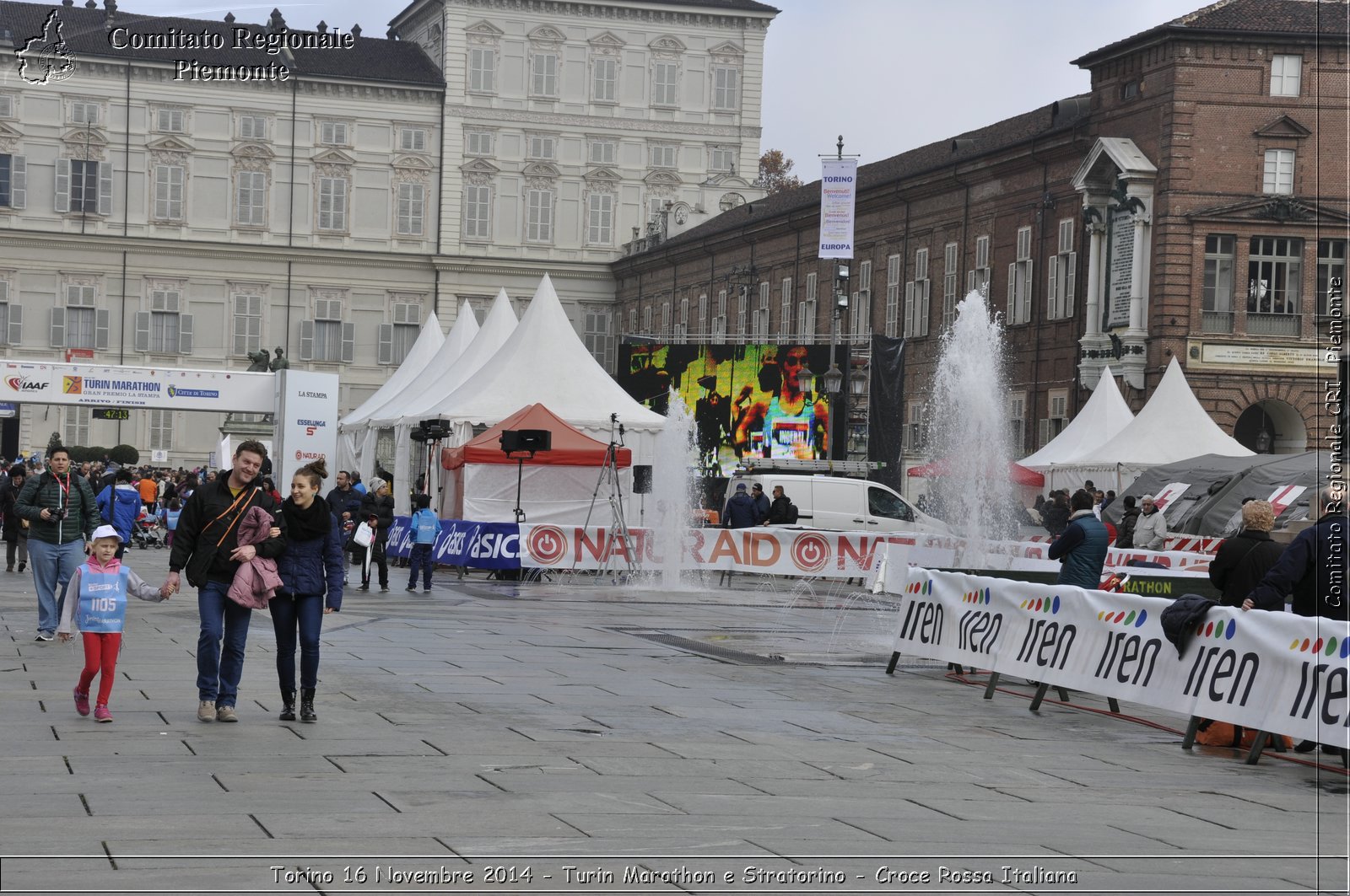 Torino 16 Novembre 2014 - Turin Marathon e Stratorino - Croce Rossa Italiana- Comitato Regionale del Piemonte