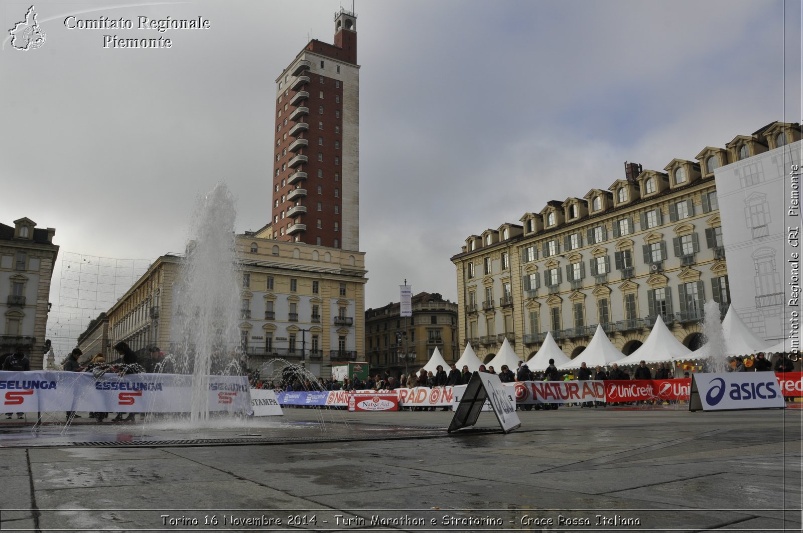 Torino 16 Novembre 2014 - Turin Marathon e Stratorino - Croce Rossa Italiana- Comitato Regionale del Piemonte