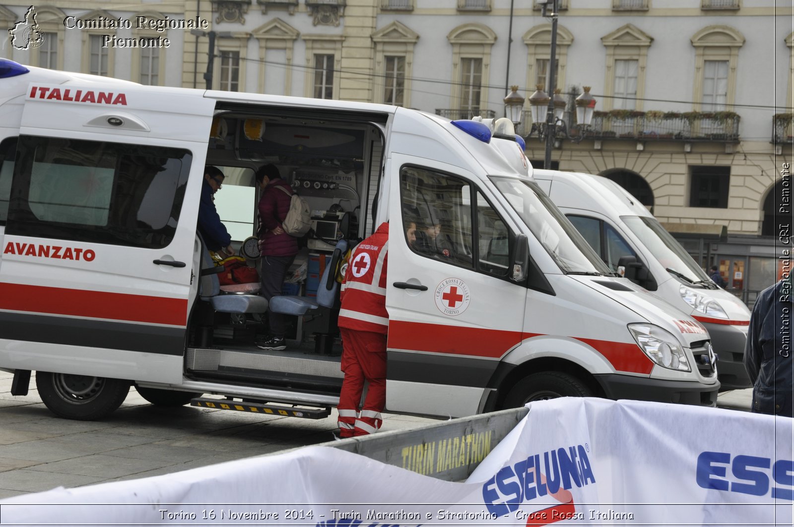 Torino 16 Novembre 2014 - Turin Marathon e Stratorino - Croce Rossa Italiana- Comitato Regionale del Piemonte