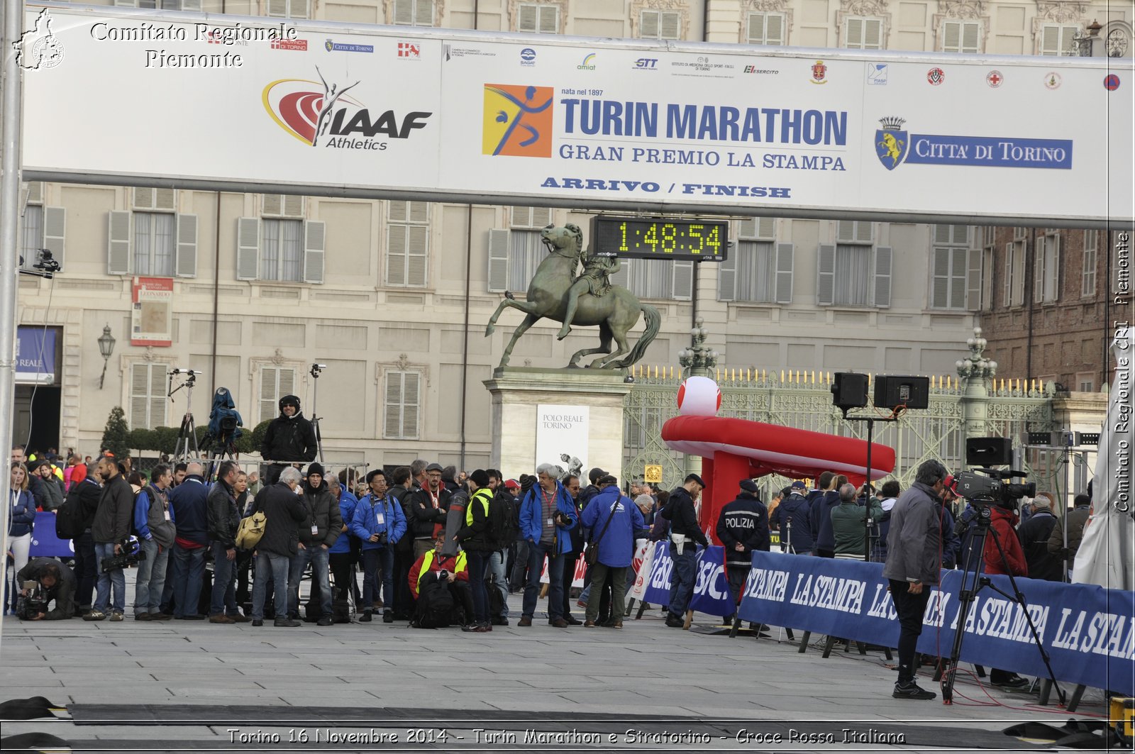 Torino 16 Novembre 2014 - Turin Marathon e Stratorino - Croce Rossa Italiana- Comitato Regionale del Piemonte