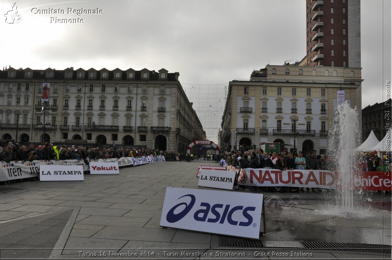 Torino 16 Novembre 2014 - Turin Marathon e Stratorino - Croce Rossa Italiana- Comitato Regionale del Piemonte