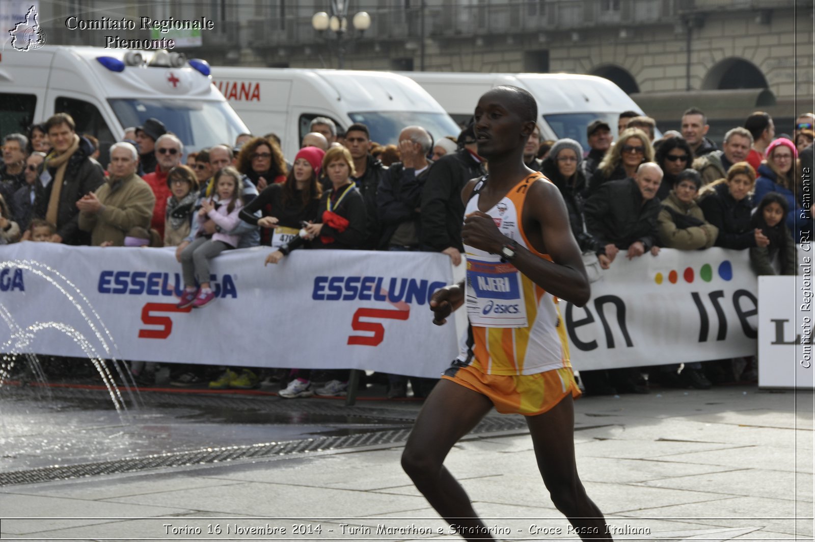 Torino 16 Novembre 2014 - Turin Marathon e Stratorino - Croce Rossa Italiana- Comitato Regionale del Piemonte