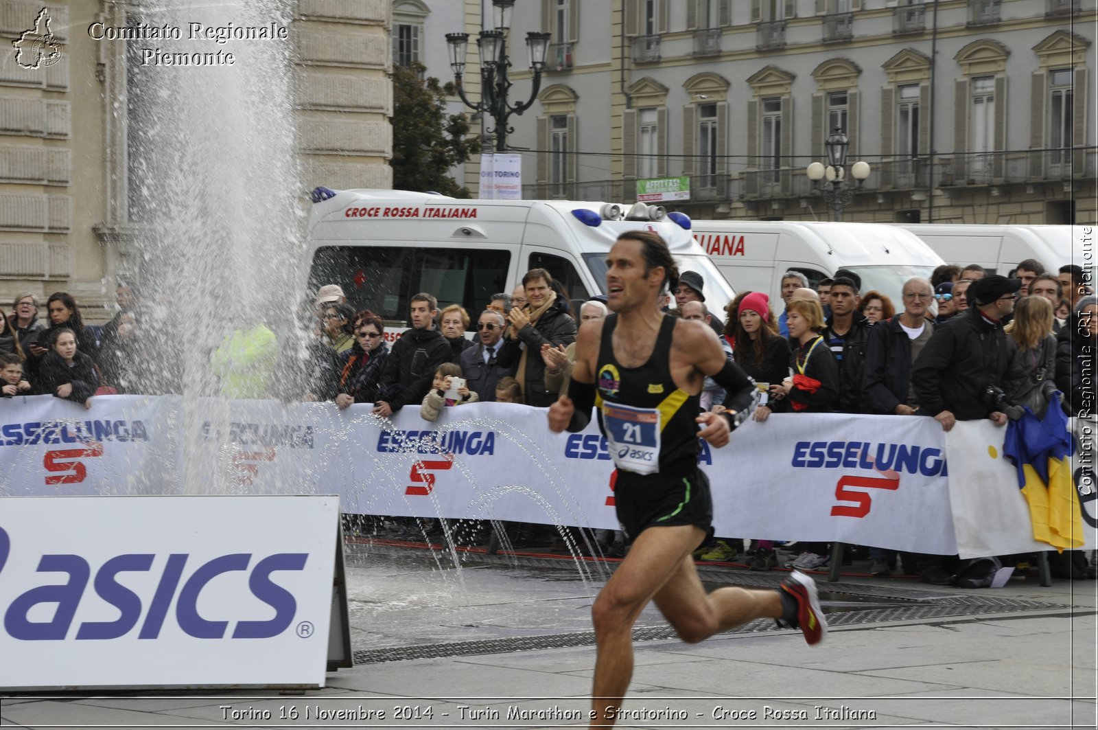 Torino 16 Novembre 2014 - Turin Marathon e Stratorino - Croce Rossa Italiana- Comitato Regionale del Piemonte