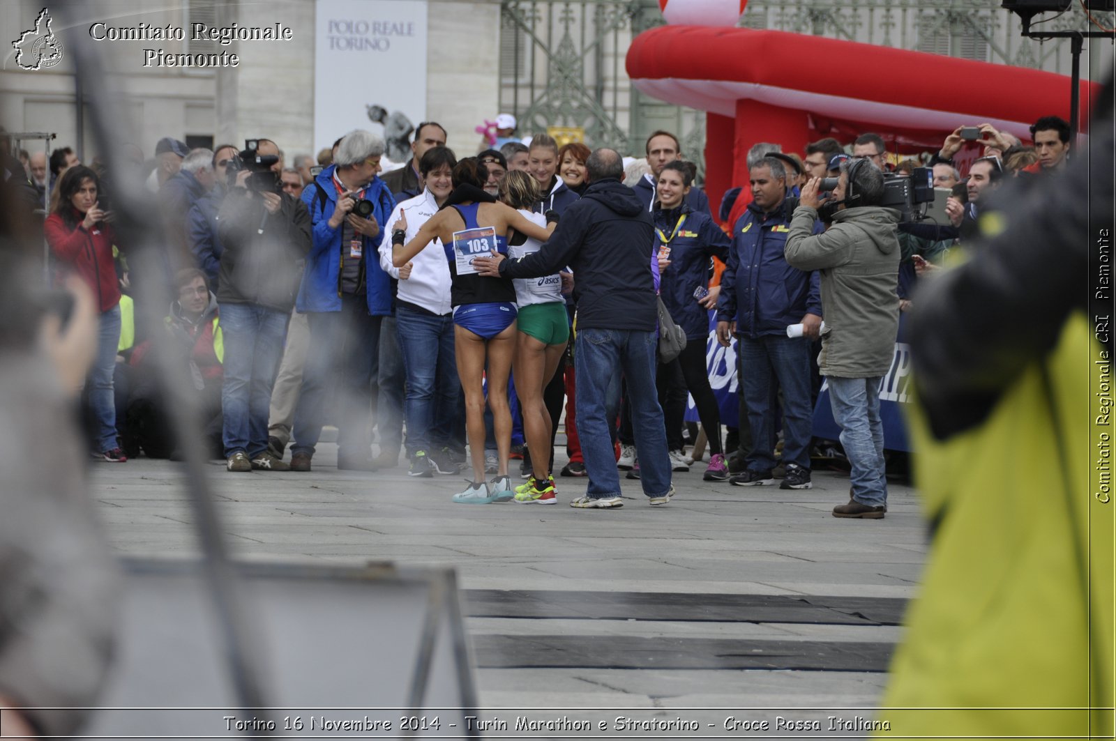 Torino 16 Novembre 2014 - Turin Marathon e Stratorino - Croce Rossa Italiana- Comitato Regionale del Piemonte