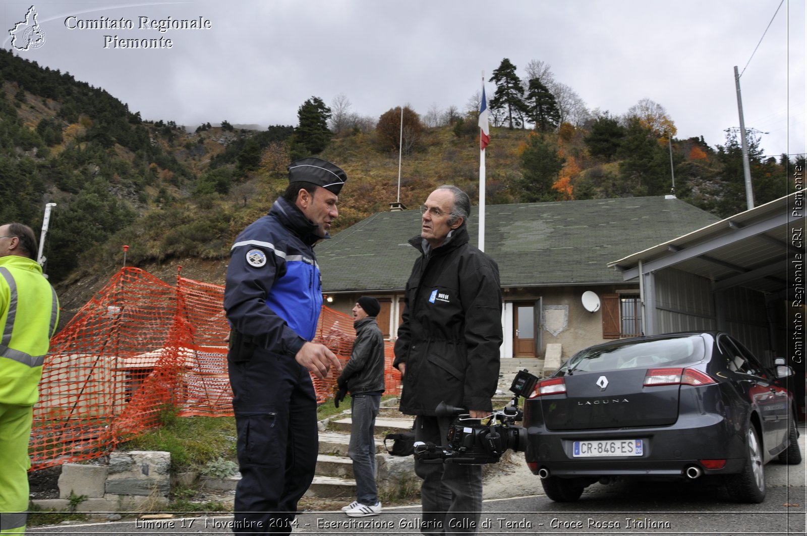 Limone 17 Novembre 2014 - Esercitazione Galleria Colle di Tenda - Croce Rossa Italiana- Comitato Regionale del Piemonte