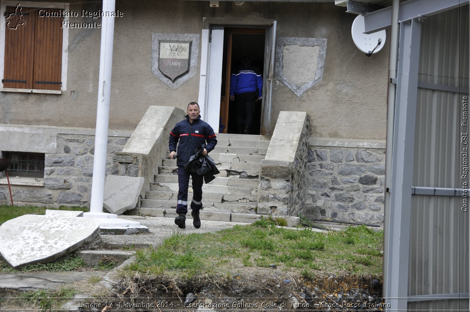 Limone 17 Novembre 2014 - Esercitazione Galleria Colle di Tenda - Croce Rossa Italiana- Comitato Regionale del Piemonte