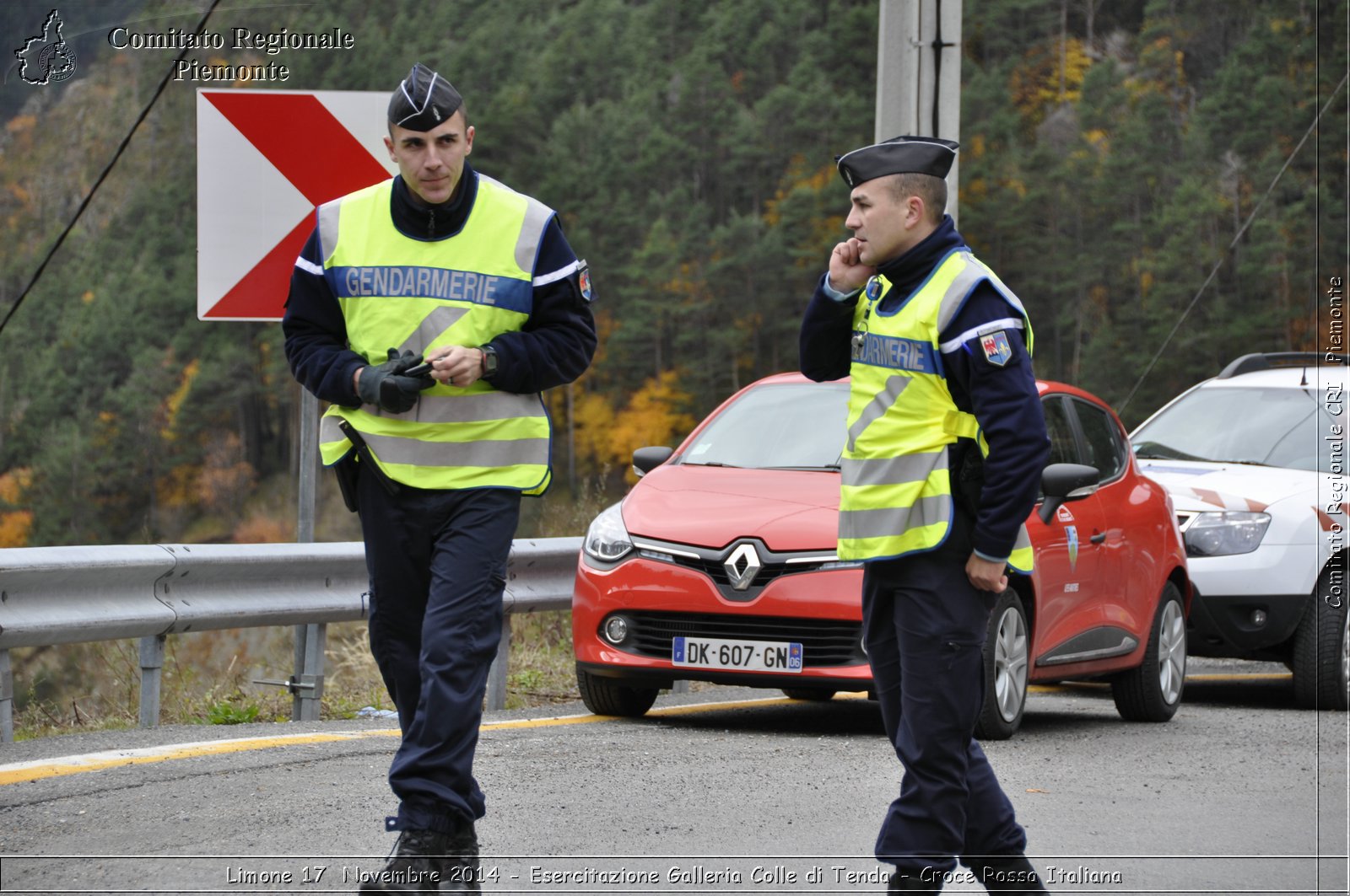 Limone 17 Novembre 2014 - Esercitazione Galleria Colle di Tenda - Croce Rossa Italiana- Comitato Regionale del Piemonte