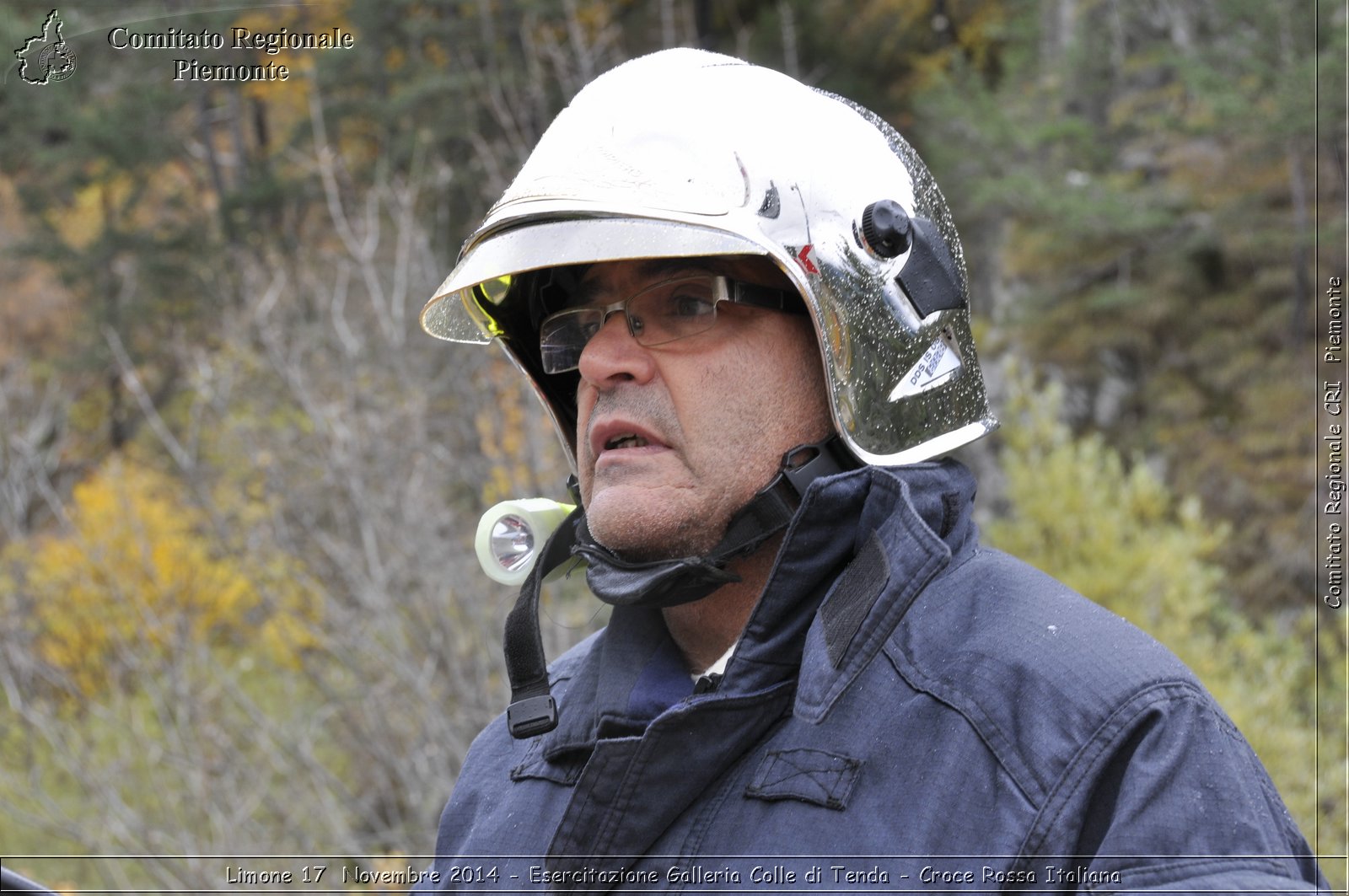 Limone 17 Novembre 2014 - Esercitazione Galleria Colle di Tenda - Croce Rossa Italiana- Comitato Regionale del Piemonte