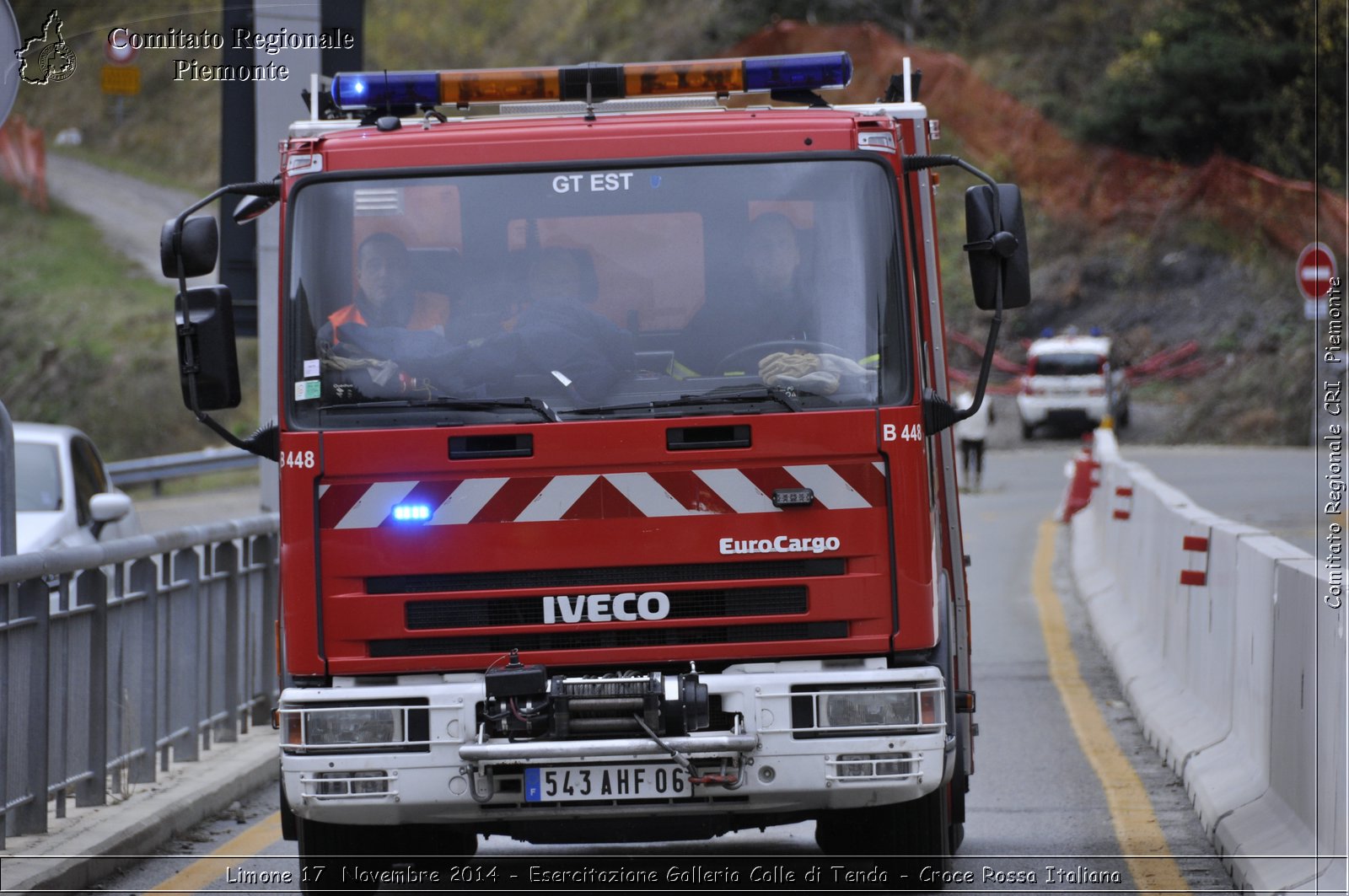 Limone 17 Novembre 2014 - Esercitazione Galleria Colle di Tenda - Croce Rossa Italiana- Comitato Regionale del Piemonte