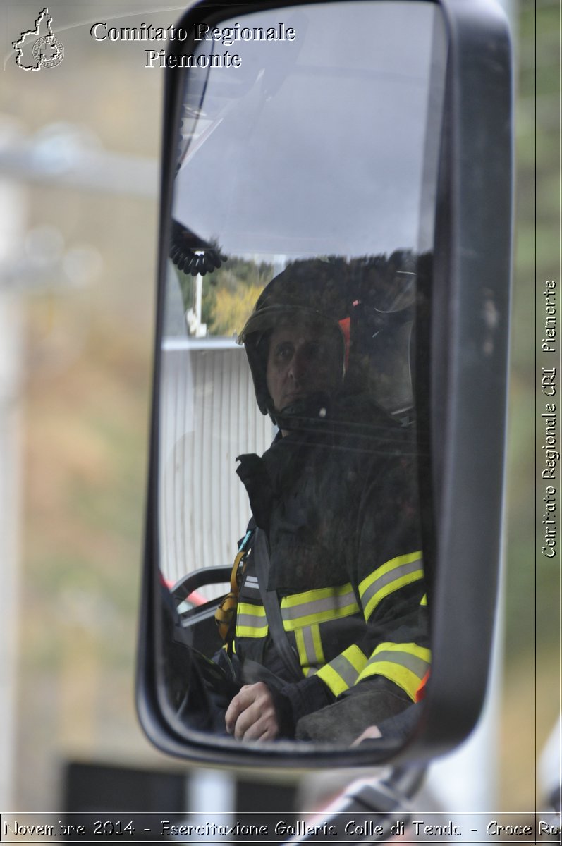 Limone 17 Novembre 2014 - Esercitazione Galleria Colle di Tenda - Croce Rossa Italiana- Comitato Regionale del Piemonte