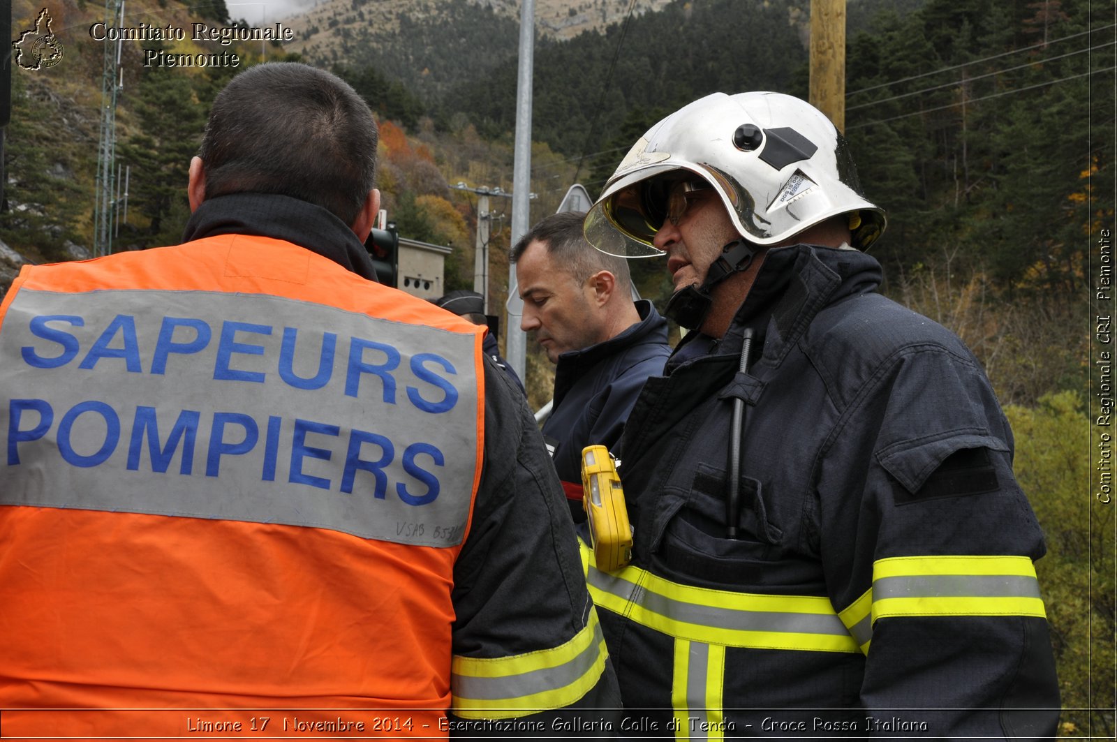 Limone 17 Novembre 2014 - Esercitazione Galleria Colle di Tenda - Croce Rossa Italiana- Comitato Regionale del Piemonte