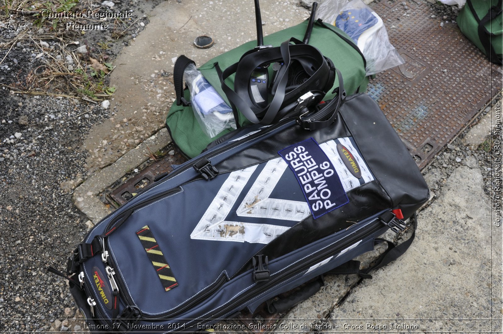 Limone 17 Novembre 2014 - Esercitazione Galleria Colle di Tenda - Croce Rossa Italiana- Comitato Regionale del Piemonte