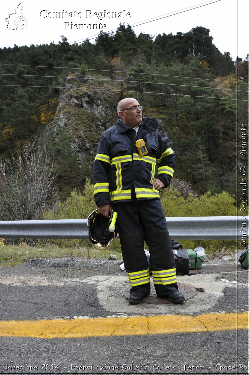 Limone 17 Novembre 2014 - Esercitazione Galleria Colle di Tenda - Croce Rossa Italiana- Comitato Regionale del Piemonte