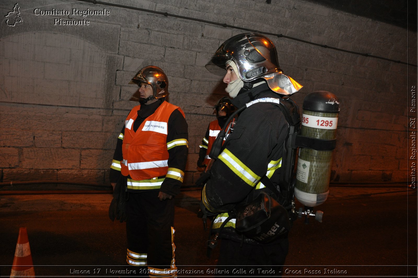 Limone 17 Novembre 2014 - Esercitazione Galleria Colle di Tenda - Croce Rossa Italiana- Comitato Regionale del Piemonte