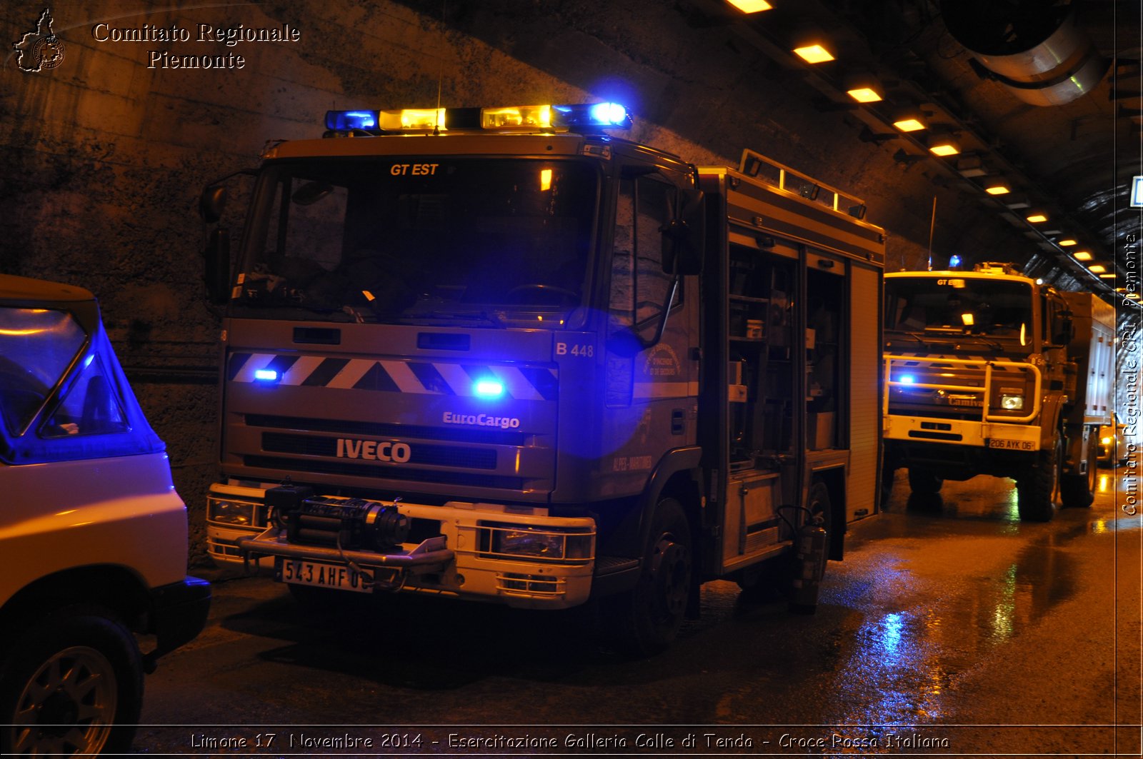 Limone 17 Novembre 2014 - Esercitazione Galleria Colle di Tenda - Croce Rossa Italiana- Comitato Regionale del Piemonte