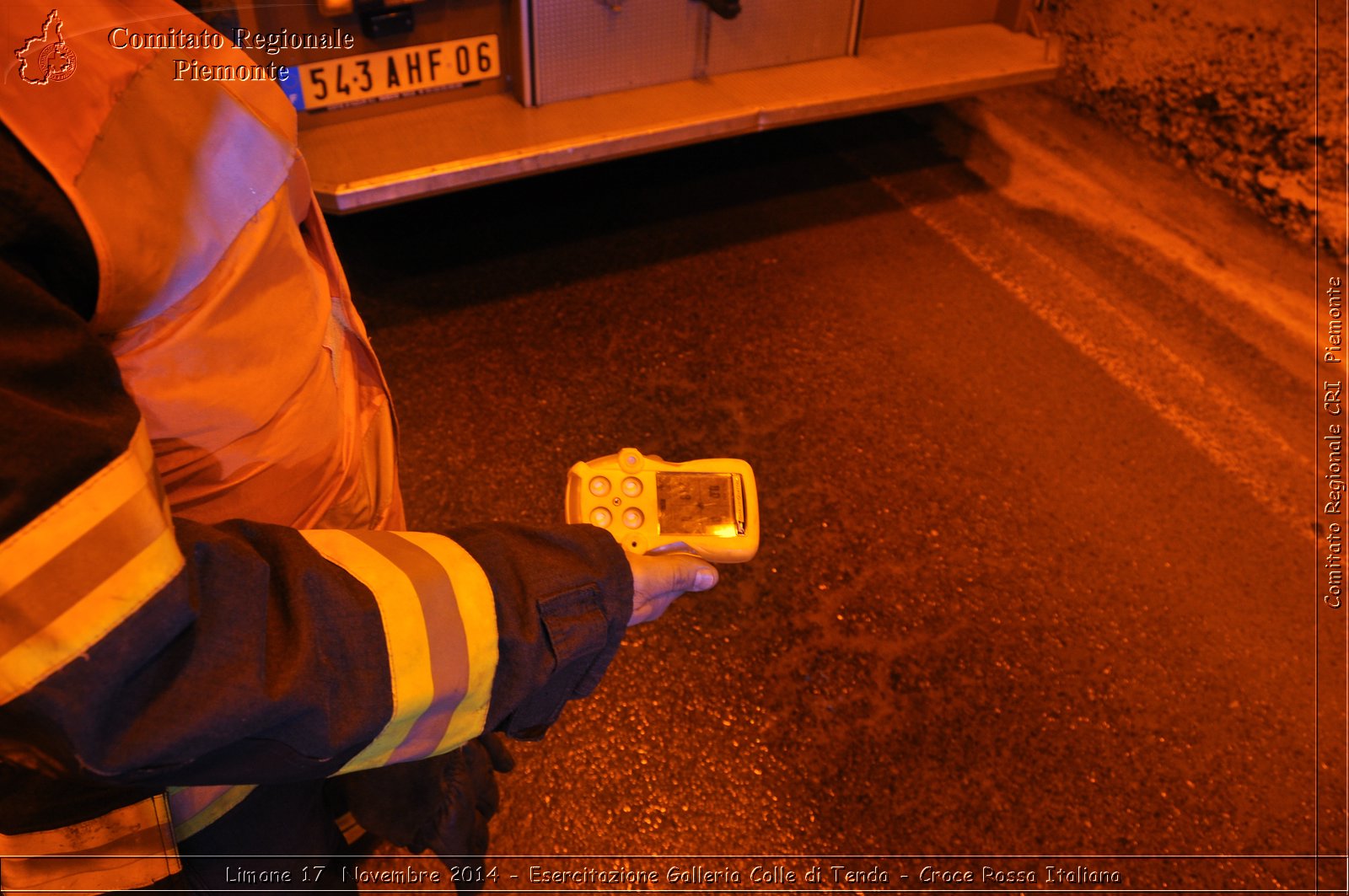 Limone 17 Novembre 2014 - Esercitazione Galleria Colle di Tenda - Croce Rossa Italiana- Comitato Regionale del Piemonte