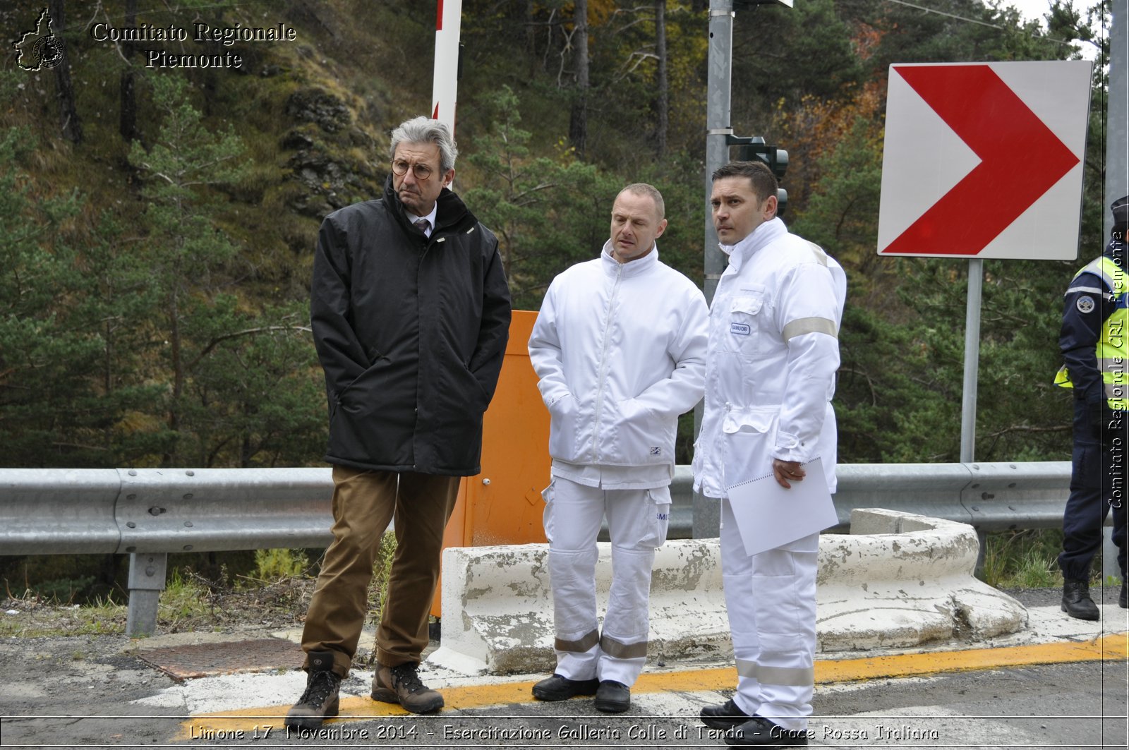 Limone 17 Novembre 2014 - Esercitazione Galleria Colle di Tenda - Croce Rossa Italiana- Comitato Regionale del Piemonte