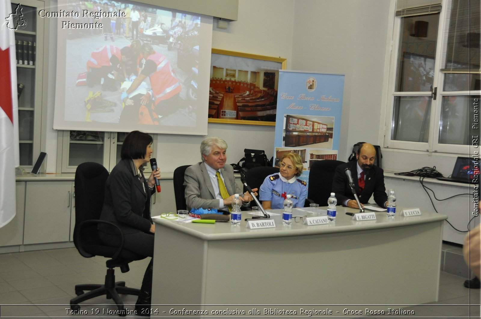 Torino 19 Novembre 2014 - Conferenza conclusiva alla Biblioteca Regionale - Croce Rossa Italiana- Comitato Regionale del Piemonte