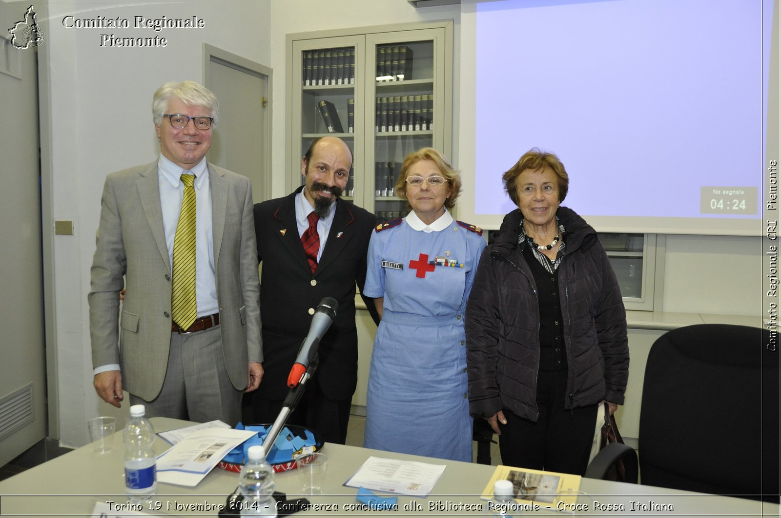 Torino 19 Novembre 2014 - Conferenza conclusiva alla Biblioteca Regionale - Croce Rossa Italiana- Comitato Regionale del Piemonte