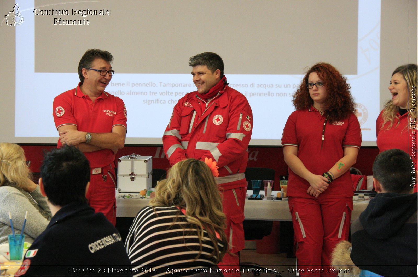 Nichelino 23 Novembre 2014 - Aggiornamento Nazionale Truccabimbi - Croce Rossa Italiana- Comitato Regionale del Piemonte