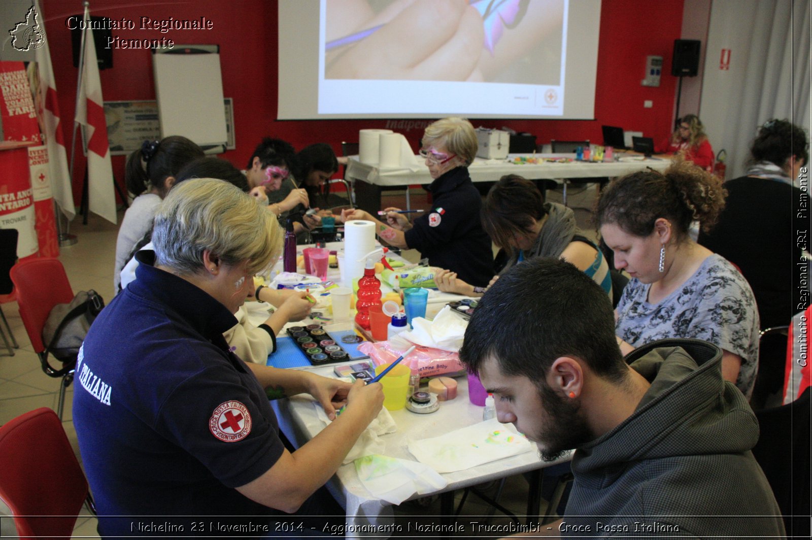 Nichelino 23 Novembre 2014 - Aggiornamento Nazionale Truccabimbi - Croce Rossa Italiana- Comitato Regionale del Piemonte