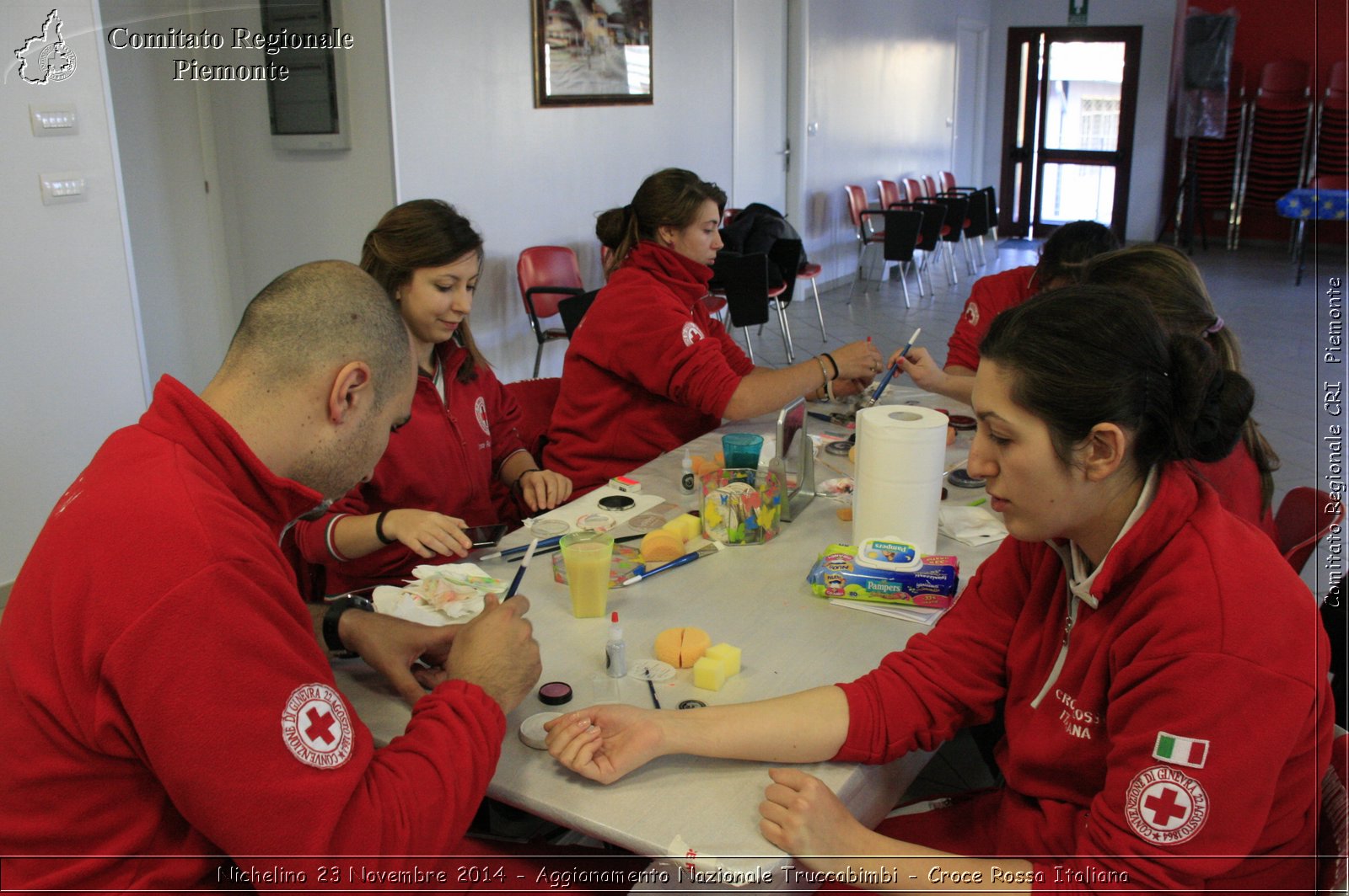 Nichelino 23 Novembre 2014 - Aggiornamento Nazionale Truccabimbi - Croce Rossa Italiana- Comitato Regionale del Piemonte