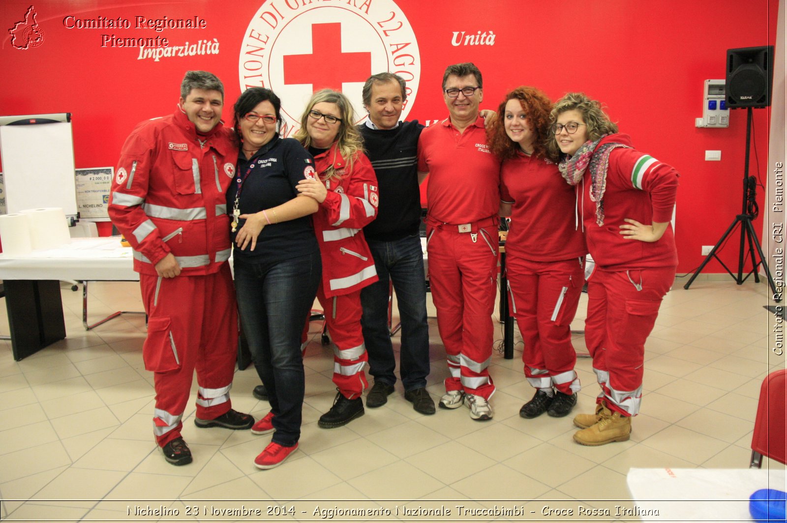 Nichelino 23 Novembre 2014 - Aggiornamento Nazionale Truccabimbi - Croce Rossa Italiana- Comitato Regionale del Piemonte