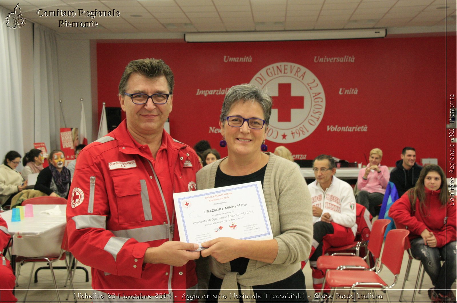 Nichelino 23 Novembre 2014 - Aggiornamento Nazionale Truccabimbi - Croce Rossa Italiana- Comitato Regionale del Piemonte