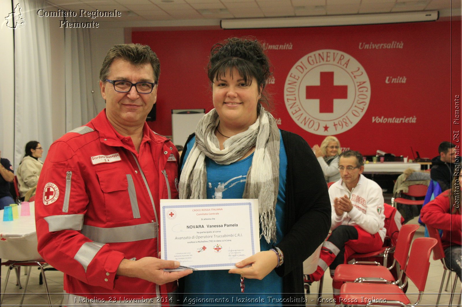 Nichelino 23 Novembre 2014 - Aggiornamento Nazionale Truccabimbi - Croce Rossa Italiana- Comitato Regionale del Piemonte