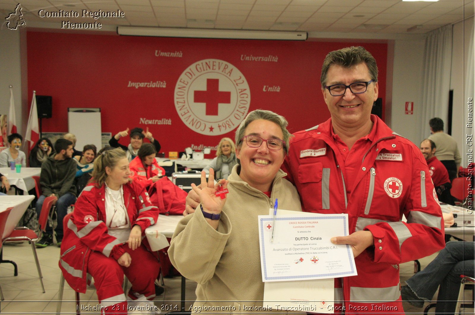 Nichelino 23 Novembre 2014 - Aggiornamento Nazionale Truccabimbi - Croce Rossa Italiana- Comitato Regionale del Piemonte